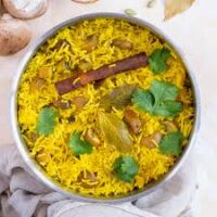 Vegetable or Mushroom Pilau