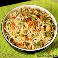 Special Fried Rice (Basmati rice cooked with egg and peas)